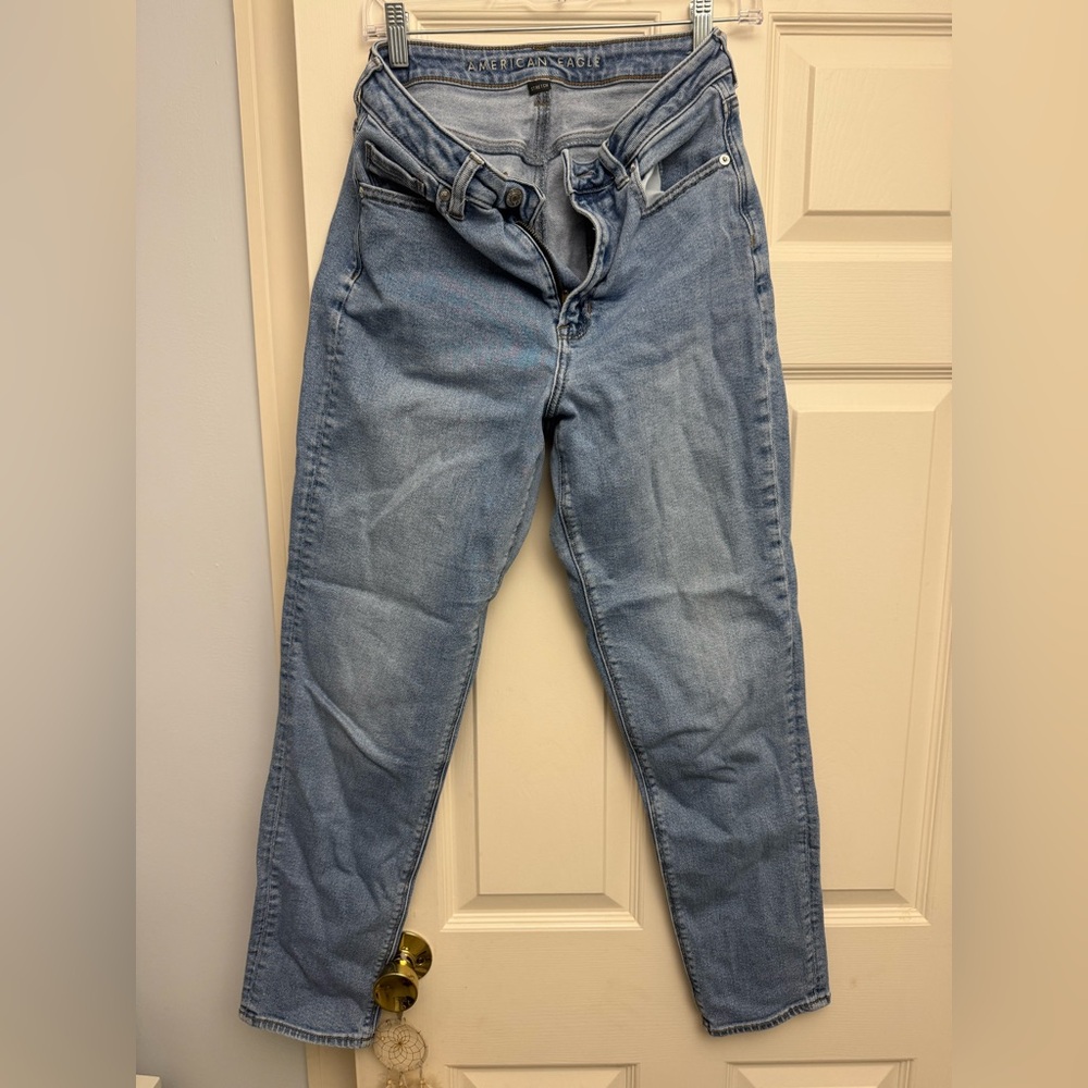 American Eagle Outfitters Blue Straight Leg Jeans